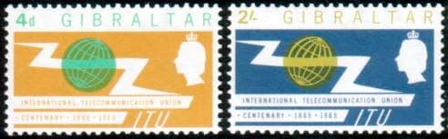 Gibraltar International Telecommunication Union Set Fine Mint