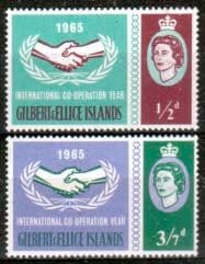 Gilbert and Ellice 1965 International Co-operation Year SG 105 Fine Mint
