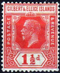 Gilbert and Ellice Islands 1922 King George V SG 29 Fine Mint