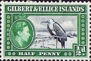 Gilbert and Ellice Islands 1939 SG 43 Great Frigate Bird Fine Mint