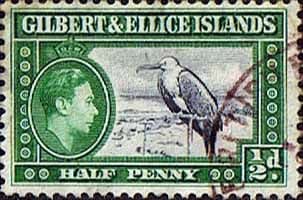 Gilbert and Ellice Islands 1939 SG 43 Great Frigate Bird Fine Used