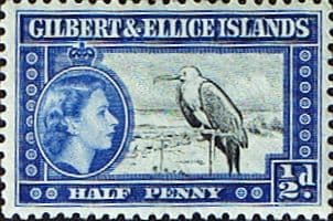 Gilbert and Ellice Islands 1956 Great Frigate Bird SG 64 Fine Mint