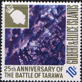 Gilbert and Ellice Islands 1968 Battle of Tarawa SG 151 Fine Mint