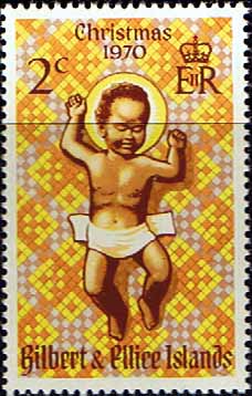 Gilbert and Ellice Islands 1970 Christmas SG 170 Fine Mint