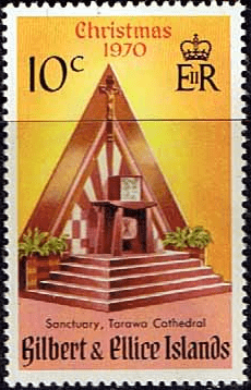 Gilbert and Ellice Islands 1970 Christmas SG 171 Fine Mint