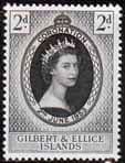 Gilbert and Ellice Islands Queen Elizabeth II 1953 Coronation Fine Mint