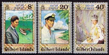 Gilbert Islands 1977 Royal Silver Jubilee Set Fine Mint