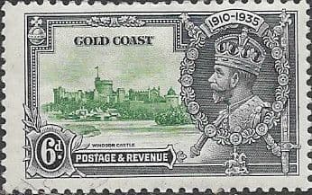 Gold Coast 1935 King George V Silver Jubilee SG 115 Fine Mint