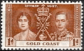 Gold Coast 1937 King George VI Coronation SG 117 Fine Mint