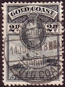 Gold Coast 1938 SG 123a Christianborg Castle Fine Used