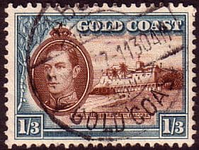 Gold Coast 1938 SG 129 Christianborg Castle Fine Used