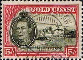 Gold Coast 1938 SG 131 Christianborg Castle Fine Used