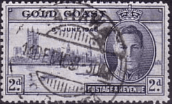 Gold Coast 1946 Victory SG 133 Fine Used