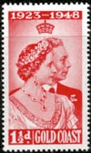 Gold Coast 1948 King George VI Royal Silver Wedding SG 147 Fine Mint