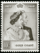 Gold Coast 1948 King George VI Royal Silver Wedding SG 148 Fine Mint