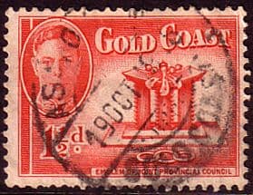 Gold Coast 1948 SG 137 Emblem Fine Used