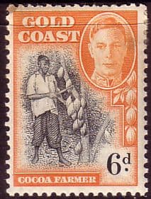 Gold Coast 1948 SG 142 Cocoa Farmer Fine Mint
