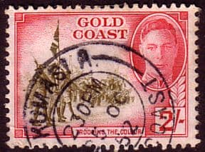 Gold Coast 1948 SG 144 Trooping The Colour Fine Used