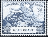 Gold Coast 1949 Universal Postal Union SG 151 Fine Mint