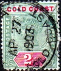 Gold Coast Ghana 1898 SG 32 Queen Victoria Used