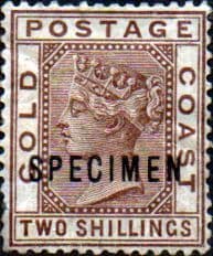 Gold Coast Ghana 1898 SG 32s SPECIMEN Queen Victoria Good Mint