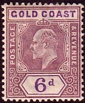 Gold Coast Ghana 1902 SG 43 Edward VII Fine Mint