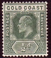 Gold Coast Ghana 1907 SG 59 Edward VII Fine Mint