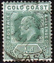 Gold Coast Ghana 1907 SG 59 Edward VII Fine Used