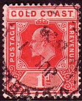 Gold Coast Ghana 1907 SG 60 Edward VII Fine Used