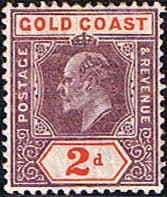 Gold Coast Ghana 1907 SG 61 Edward VII Fine Mint