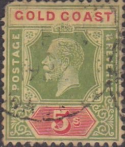 Gold Coast Ghana 1913 SG 82f King George V Used