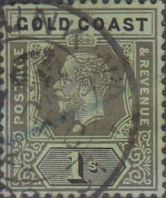 Gold Coast Ghana 1921 SG 95 King George V Good Used