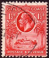 Gold Coast Ghana 1928 SG 105 King George V Christiansborge Castle Fine Used