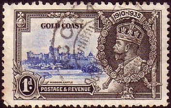 Gold Coast Ghana 1935 SG 113 King George V Silver Jubilee Fine Used