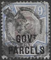 Great Britain 1887 Queen Victoria Government Parcels Overprint SG O67 Good Used