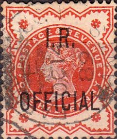Great Britain 1887 Queen Victoria Inland Revenue Overprint SG O13 Fine Used