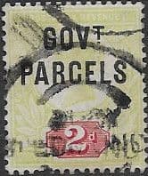 Great Britain 1891 Queen Victoria Government Parcels Overprint SG O70 Fine Used