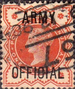 Great Britain 1896 Queen Victoria Army Offical Overprint SG O41 Fine Used