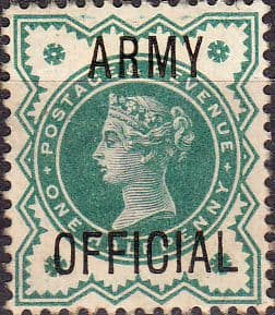 Great Britain 1896 Queen Victoria Army Offical Overprint SG O42 Fine Mint