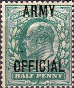 Great Britain 1902 King Edward VII Army Official Overprint SG O48 Fine Mint