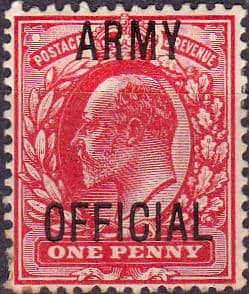 Great Britain 1902 King Edward VII Army Official Overprint SG O49 Fine Mint