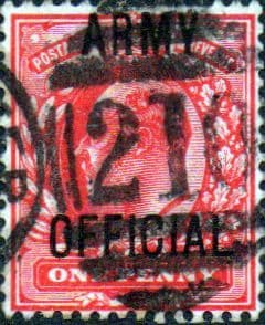 Great Britain 1902 King Edward VII Army Official Overprint SG O49 Fine Used
