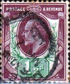 Great Britain 1902 King Edward VII SG 224 Fine Used