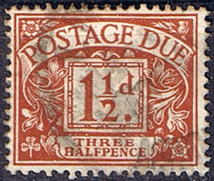 Great Britain 1914 Post Due SG D 3 Fine Used