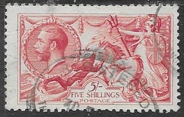 Great Britain 1918 King George V Seahorse SG 416 Fine Used