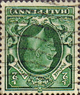 Great Britain 1934 King George V Head SG 439wi Fine Used