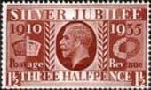Great Britain 1935 King George V Silver Jubilee SG 455 Fine Mint