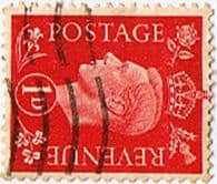 Great Britain 1937 King George VI Head SG 463a Fine Used