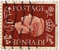 Great Britain 1937 King George VI Head SG 464a Sideways Watermark Fine Used