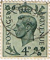 Great Britain 1937 King George VI Head SG 468 Fine Used